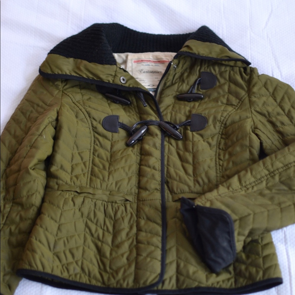 Anthropologie green hunting / riding coat